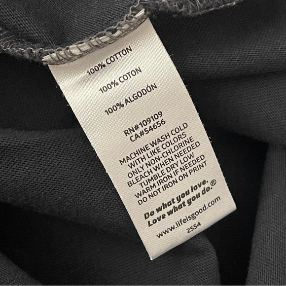 Life is Good Crusher Tee Mens XXL 2XL Grin and Beer It Graphic T Shirt Alcohol - Picture 8 of 8